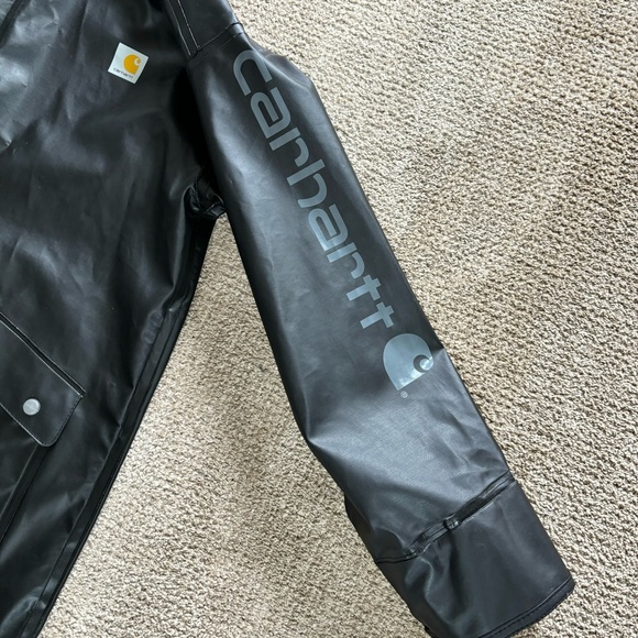 🌧️ Carhartt Men’s MIDWEIGHT WATERPROOF RAINSTORM JACKET - size M - Picture 10 of 10